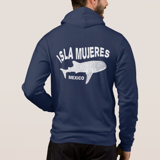 Dyka av valhaj | Isla Mujeres T Shirt (Baksida)
