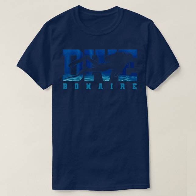 Dyka Bonaire Västindien Souvenir Di T Shirt (Design framsida)