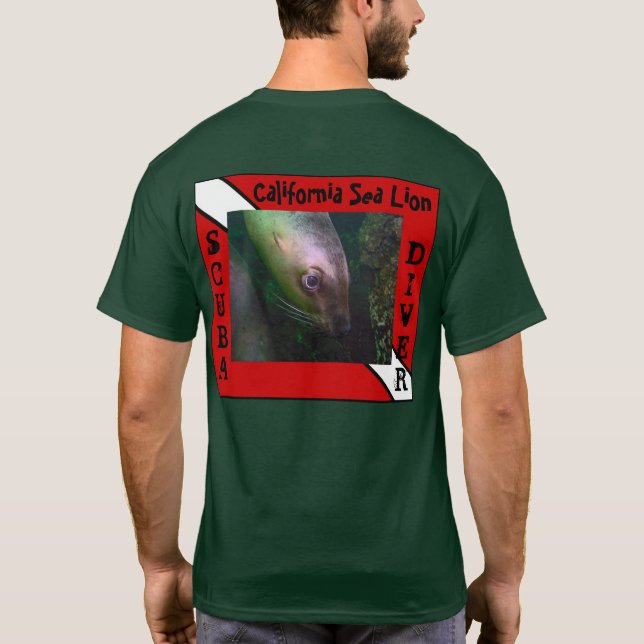 Dyka California Sea Lejon Shirt T Shirt (Baksida)