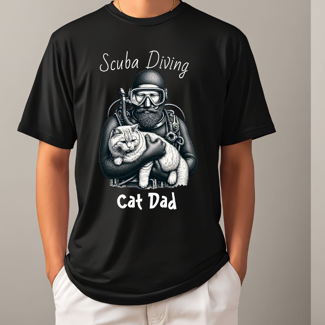 Dyka Cat Pappa T Shirt (Skapare uppladdad)