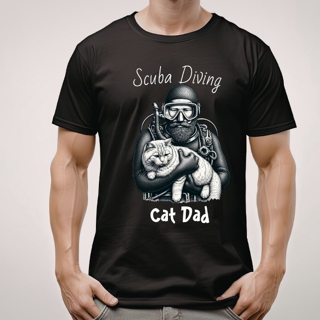 Dyka Cat Pappa T Shirt (Skapare uppladdad)