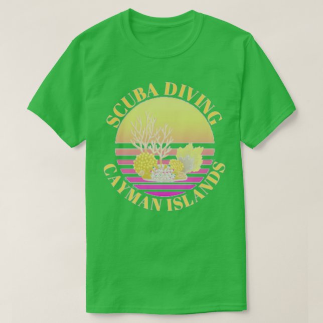 Dyka Caymanöarna T Shirt (Design framsida)