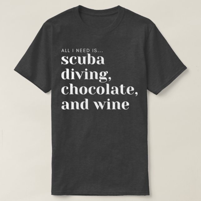 Dyka Chocolate och Vin T Shirt (Design framsida)