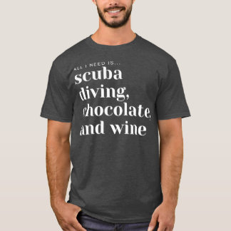 Dyka Chocolate och Vin T Shirt