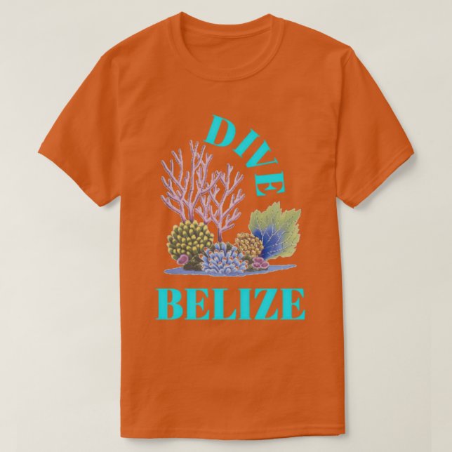 Dyka Dive Belize T Shirt (Design framsida)