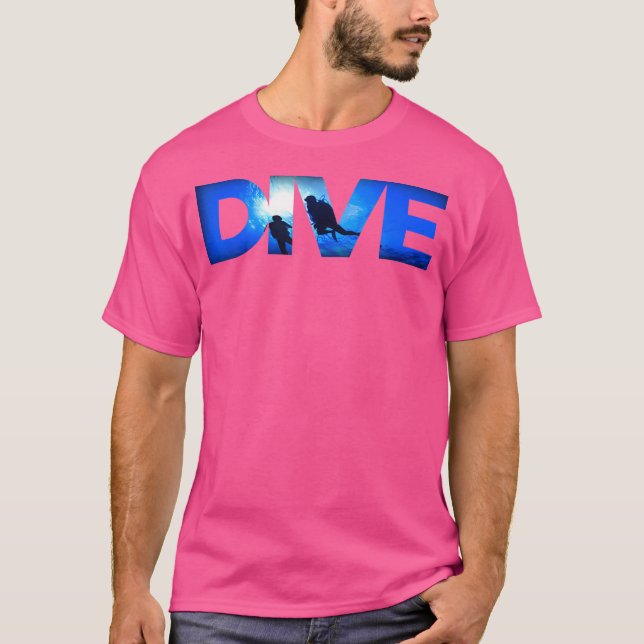 Dyka Dive-ID för dykare T Shirt (Framsida)