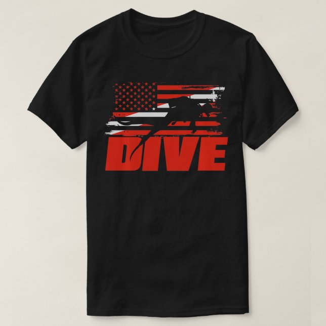 Dyka Dive T Shirt (Design framsida)