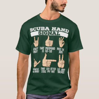 Dyka Diver för skubinsignaler T Shirt