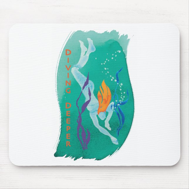 Dyka djupare mousepad musmatta (Framsidan)