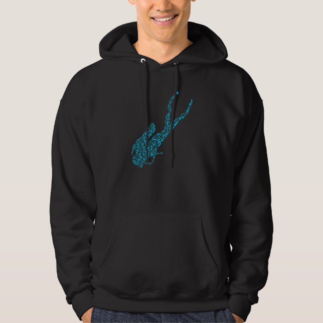 Dyka för dykardykare hoodie (Framsida)