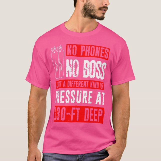 Dyka för dykare för Kärlek T Shirt (Framsida)