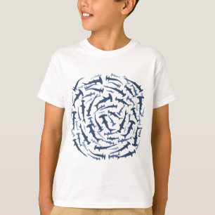 dyka för hammerhaihammerheadhaj t-shirt
