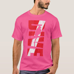 Dyka för skuggsimulering av Flagga nedåt T Shirt