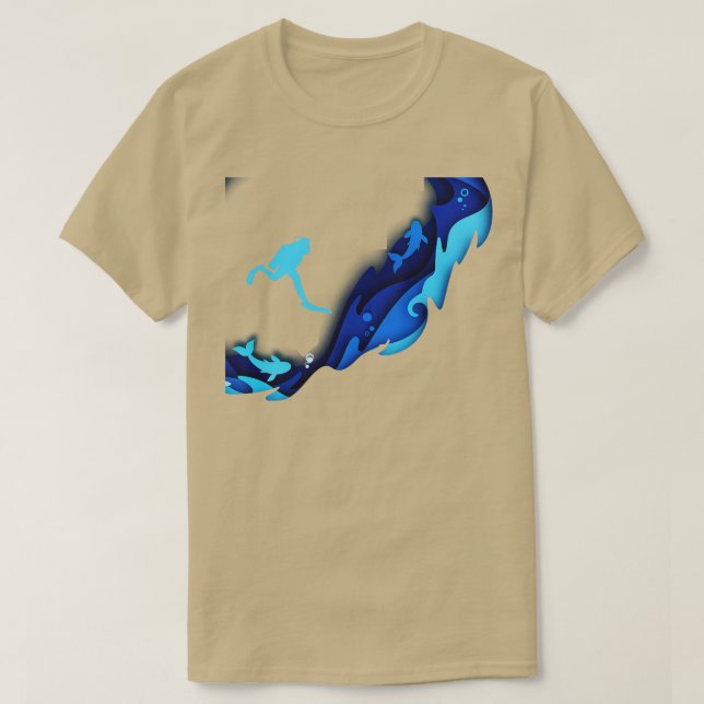Dyka för val t shirt (Design framsida)