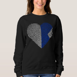 Dyka Humor Diver ner Blå Flagga Hjärtfag T Shirt