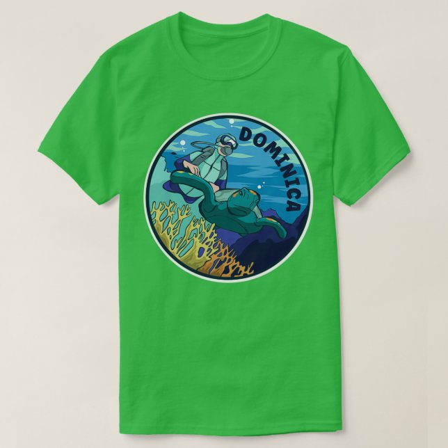 Dyka i Dominica T Shirt (Design framsida)