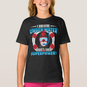 dyka jag andas under Vatten-whet din T Shirt