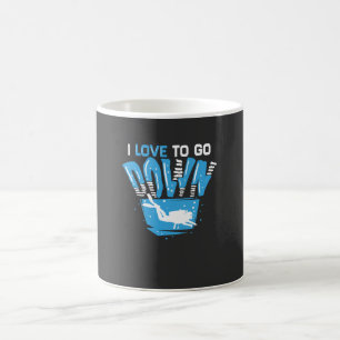 Dyka - jag Kärlek går ner Kaffemugg