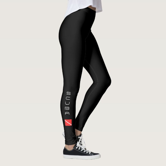 DYKA LEGGINGS, ANPASSNINGSBAR SCUBA DIVERS GIFT LEGGINGS (Höger)