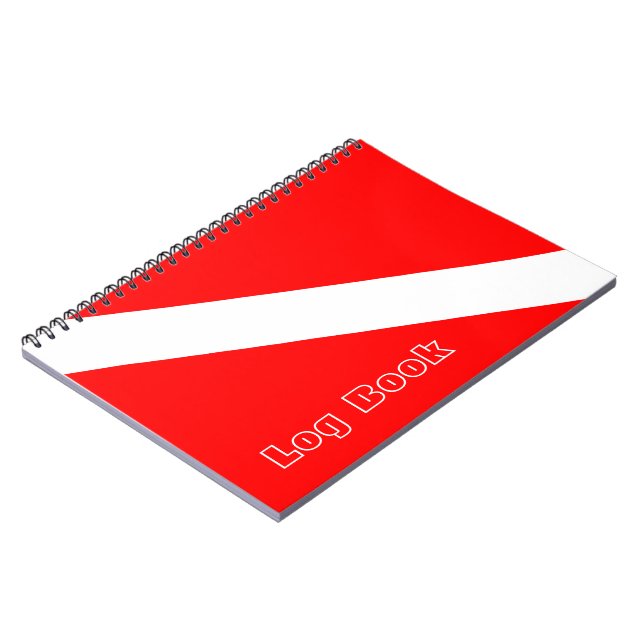 Dyka Log Bok Anteckningsbok Med Spiral (Vänstra Sidan)