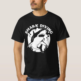 Dyka med hajar t shirt