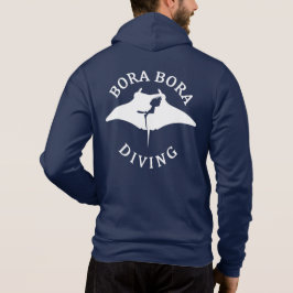 Dyka med Manta-rutor vid Bora Bora T Shirt