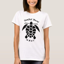 Dyka med Sea Turtles - Turtle Town Maui T Shirt