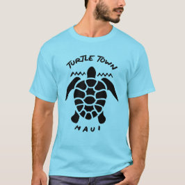 Dyka med Sea Turtles - Turtle Town Maui T Shirt