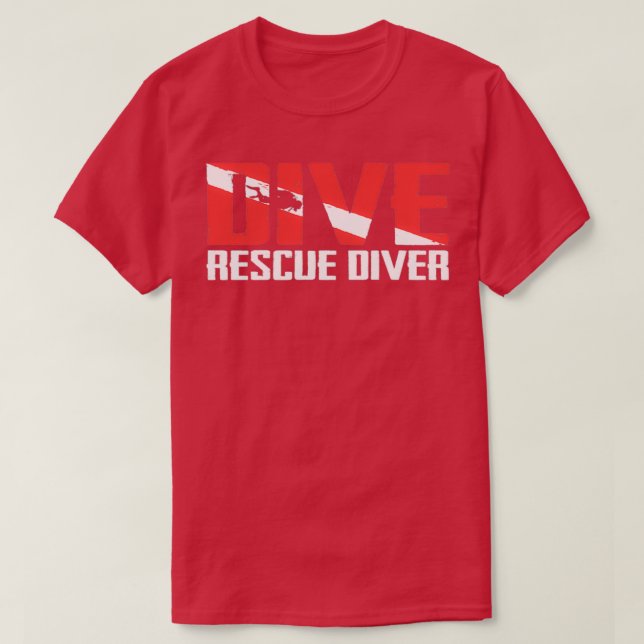 Dyka Ocean Diver Rädding Diver 1 T Shirt (Design framsida)