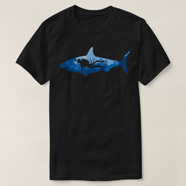 Dyka Ocean Explore Dive Diver T Shirt (Design framsida)