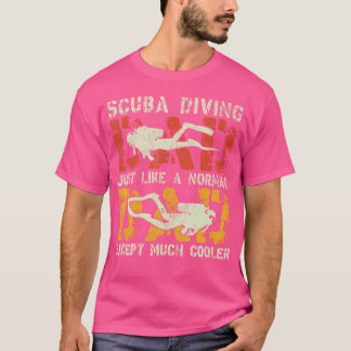 Dyka Pappa Coola Scuba Diver Ocean Scuba Divi T Shirt
