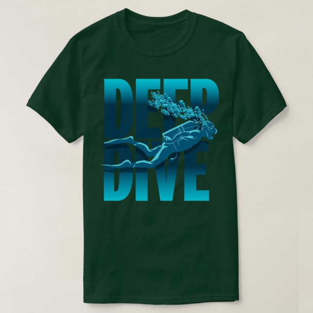 Dyka Reef Diving Freediving Spearfish p T Shirt (Design framsida)