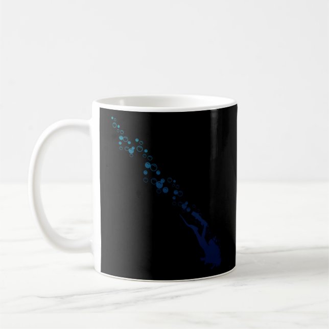 Dyka Scuba Diver Kaffemugg (Vänster)