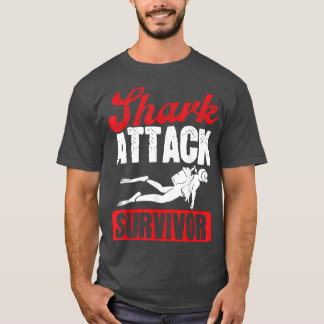 Dyka: Shark Attack Survivor Scuba Diver T Shirt