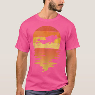 Dyka Shirt Retro Sunset 70S Vintage Scuba T