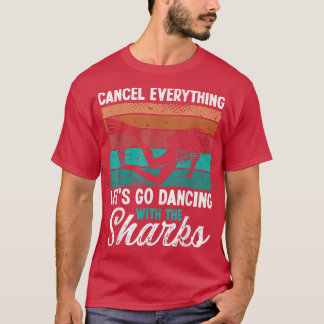 Dyka Snorkeling Dancing with Sharks Scuba T Shirt