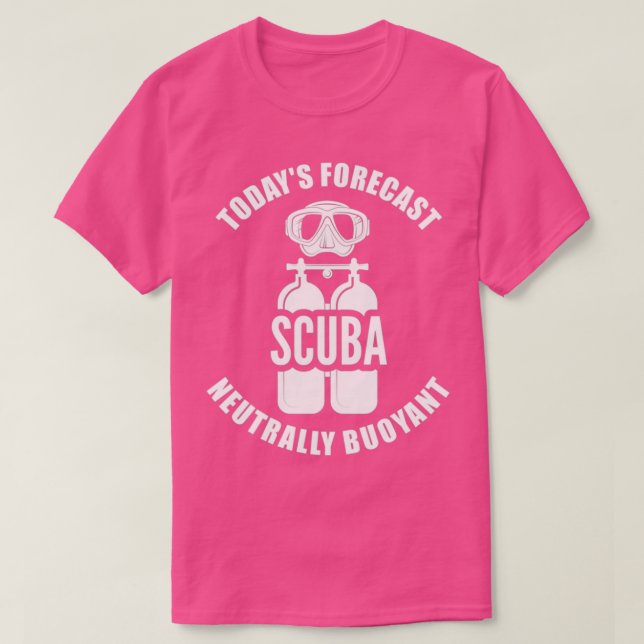 Dyka Todays-prognos Neutrally Buoyant T Shirt (Design framsida)