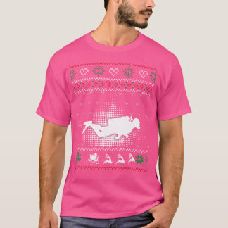 Dyka Ugly jul Scuba Diver Julafton T Shirt