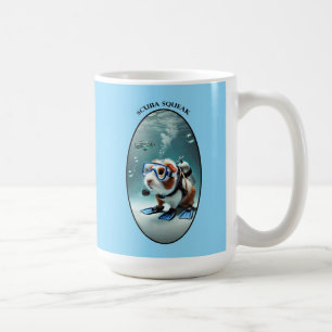 Dyka under vatten Guinea Gris med Tank URM Kaffemugg