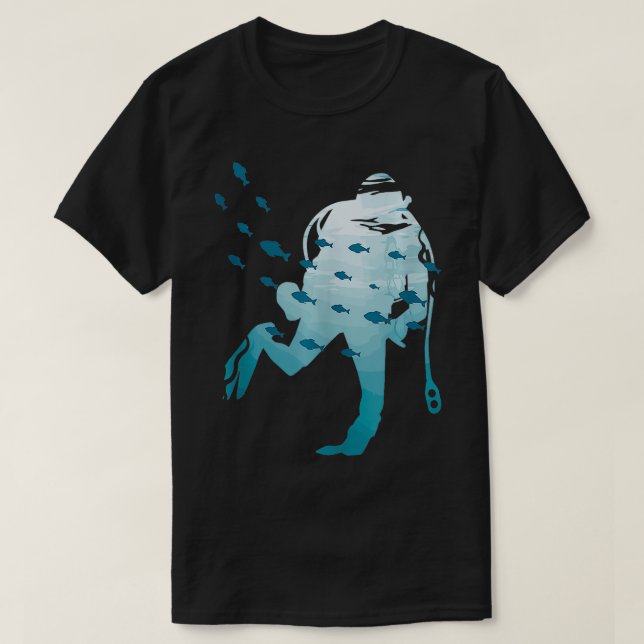 Dyka Undervattensfartyg för dykare 1 T Shirt (Design framsida)