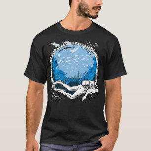 Dyka Undervattensfartyg för dykare T Shirt