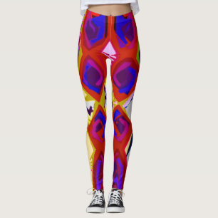 Dyka upp fjärilen på damasker leggings