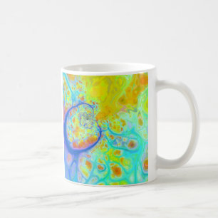 Dyka upp galaxer - kricka- & limefruktströmmar kaffemugg