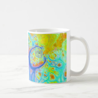 Dyka upp galaxer - kricka- & limefruktströmmar kaffemugg