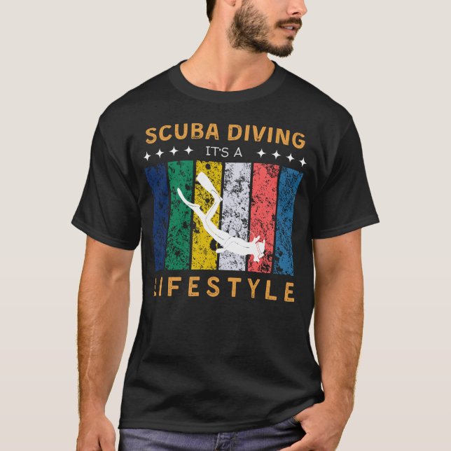 Dykan är en vacker livsstil t shirt (Framsida)