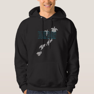 Dykan Bora Bora Sea Turtles med sköldpaddor Hoodie