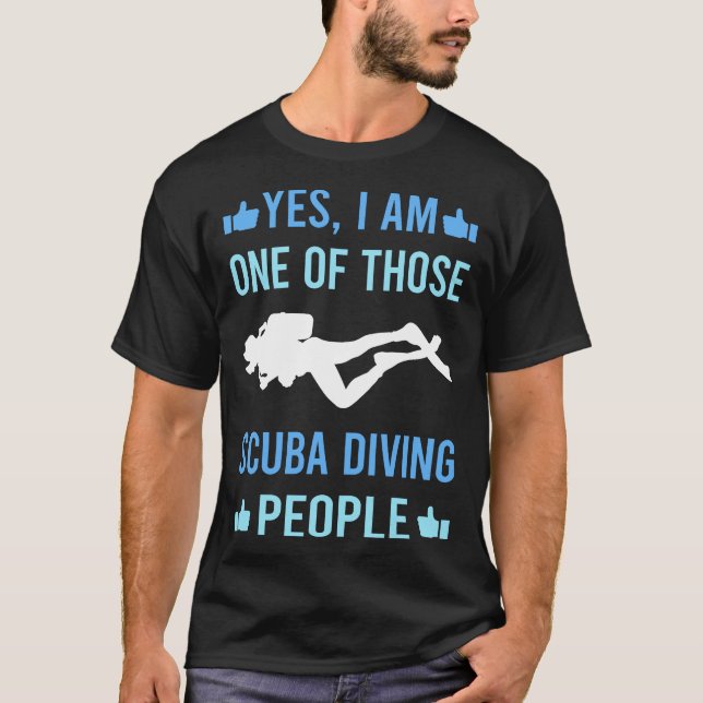 Dykan People Diver T Shirt (Framsida)