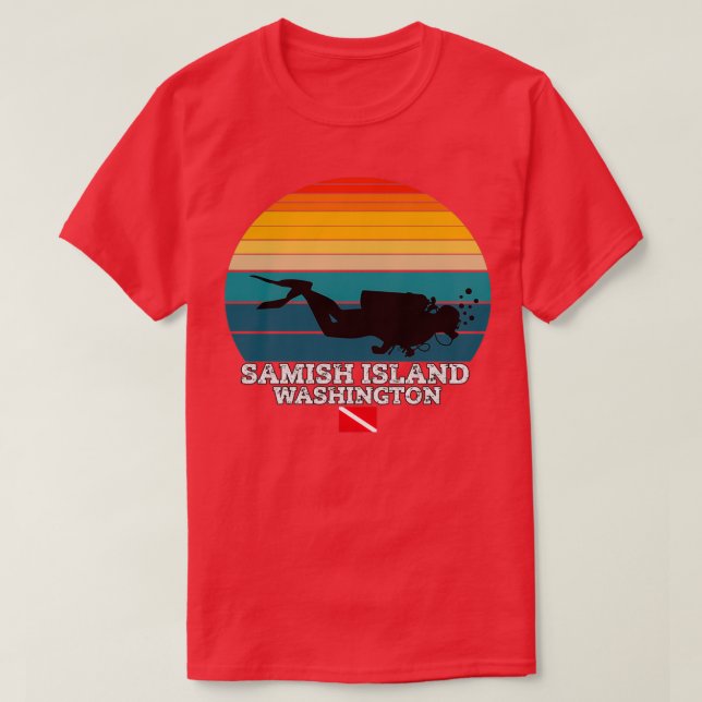 Dykan Samish Island US Island T Shirt (Design framsida)