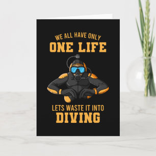 Dykande Citat Scuba Dykarutrustning Dykinstruktör Kort