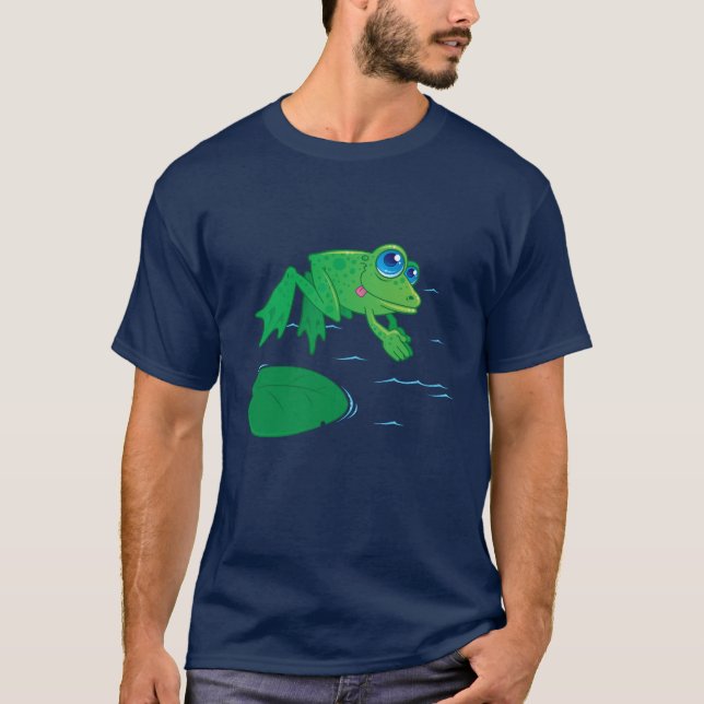Dykande groda tee shirt (Framsida)